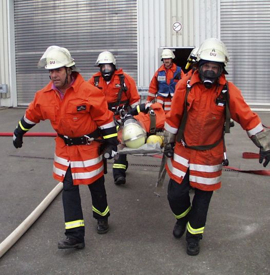 Pompiers en action